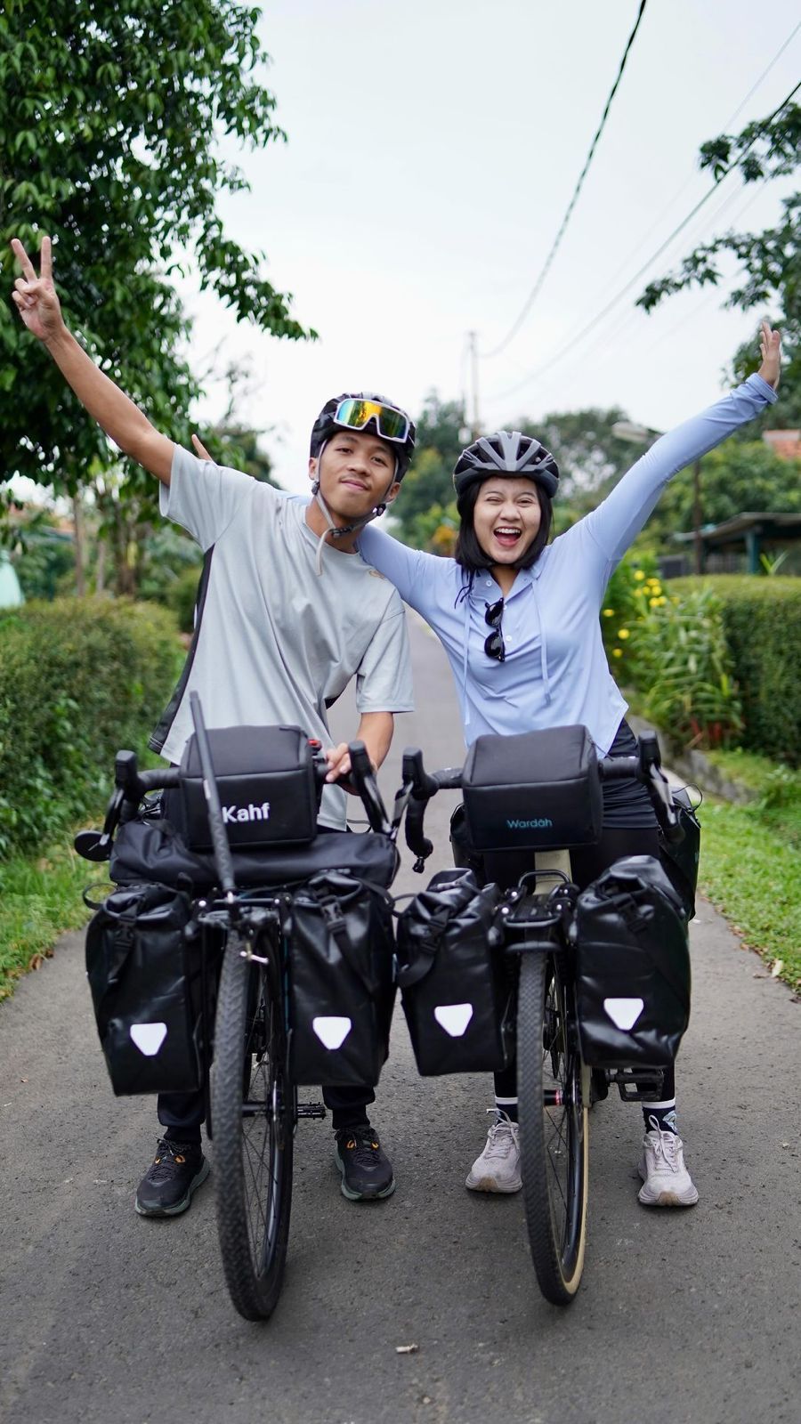 Sudah Keliling Indonesia, Pria Ini Niat Gowes dari Cimahi ke Makkah Bareng Istri, Dapat Banyak Doa dari Warganet