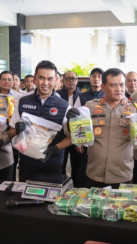 Polda Jateng Bongkar Peredaran Narkoba Jaringan Fredi Pratama, Barang Dimasukkan ke Kardus Muatan Teh