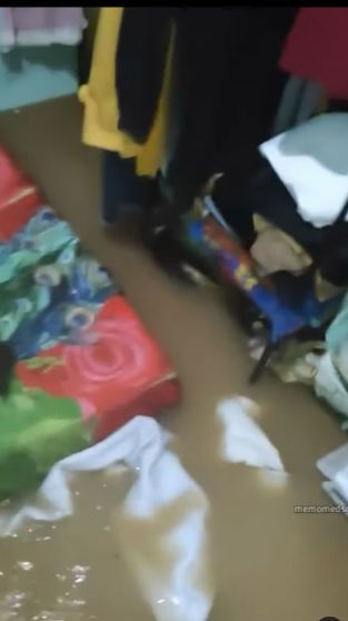 Wanita ini Ratapi Nasib Rumahnya Terendam Banjir, Nangis Histeris Lihat Ijazah hingga Laptop yang Jadi Korban