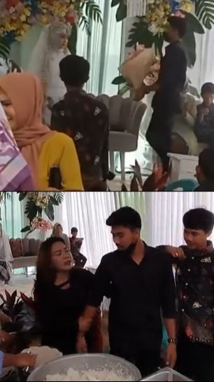 Sudah Akrab dengan Keluarga, Momen Pria Datang ke Pernikahan Mantan Pacar Ini Bikin Haru