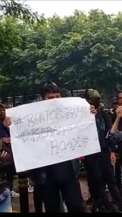 Usai Demo Mahasiswa, Muncul Aksi Bela Rektor UP Terkait Pelecehan, Peserta Mengaku Dibayar 'Gocap'