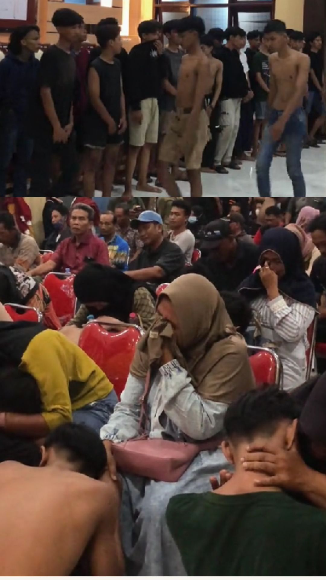 Buntut Rombongan Pesilat Bacok Warga di Lamongan, Para Orang Tua Menangis Sesali Perbuatan Anaknya