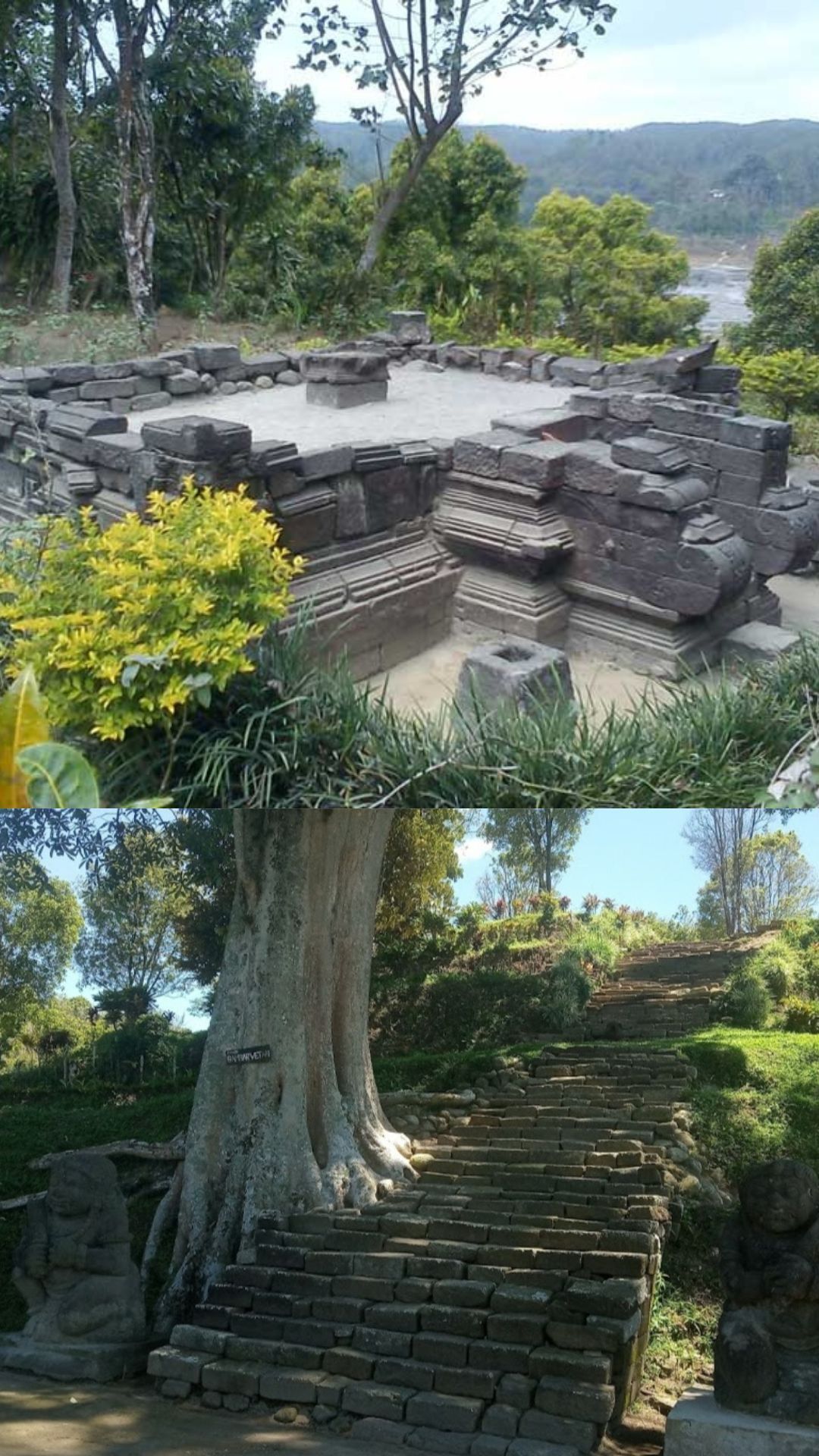 Sensasi Mengunjungi Candi Gambar Wetan, Letaknya di Perbukitan Dekat Penampungan Lahar Gunung Kelud