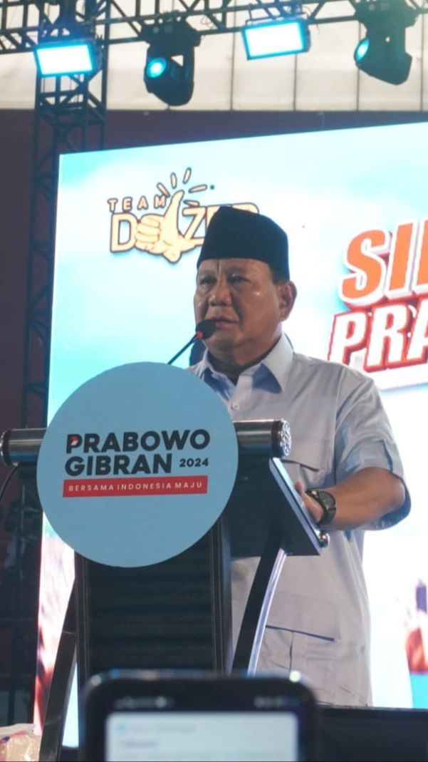 Prabowo Janji Lindungi Semua Suku dan Agama Jika Menang Pilpres 2024