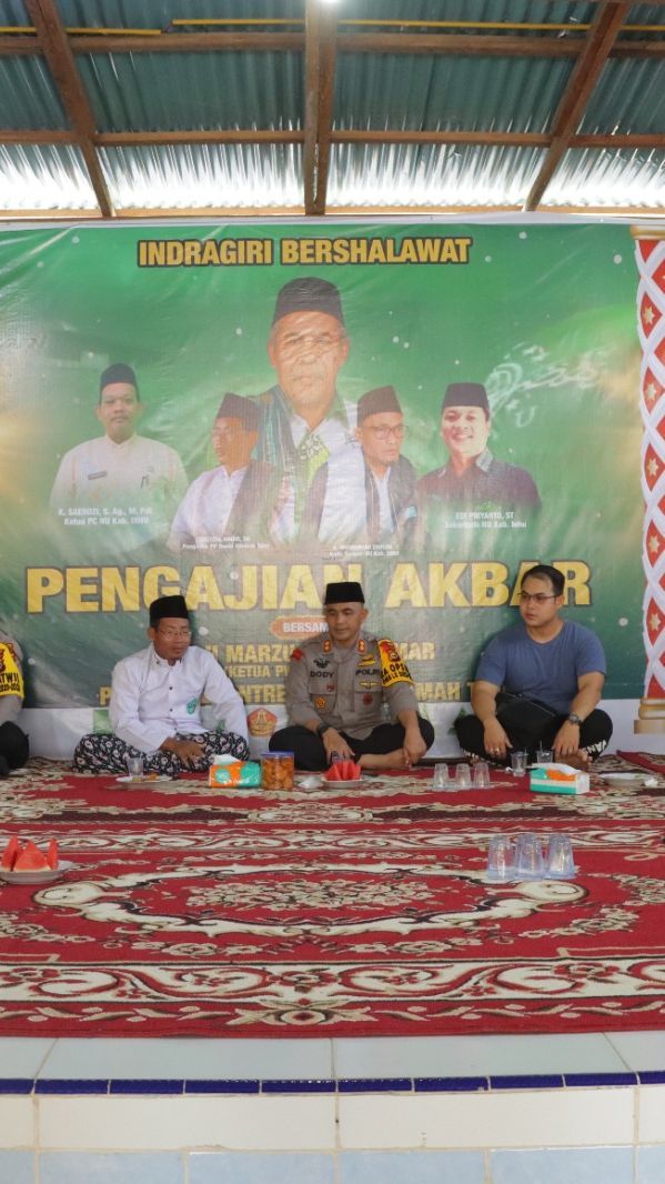 Minta Didoakan Pemilu Damai dan Aman, Kapolres Inhu Kunjungi Sejumlah Ponpes dan Kiai