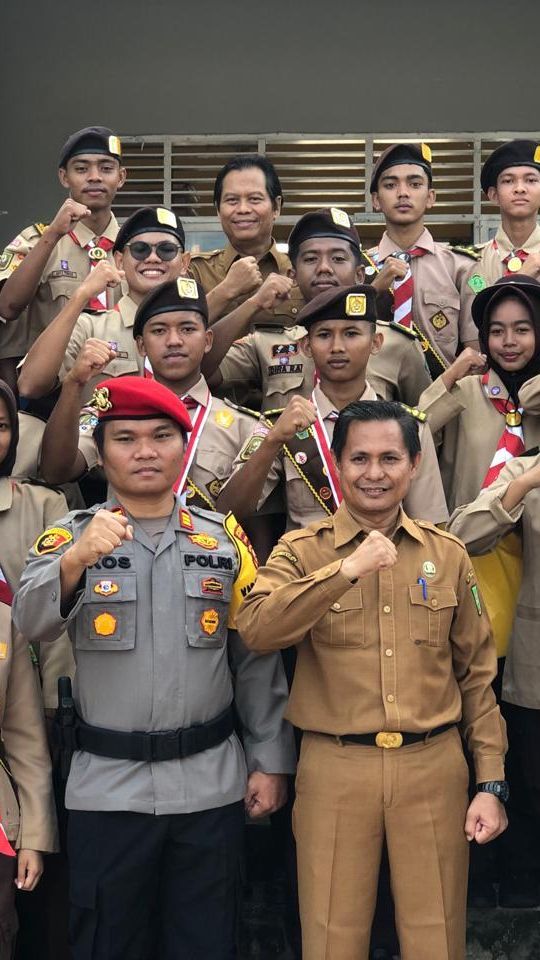 Polres Rohul Sampaikan Bahaya Hoaks Jelang Pemilu 2024 kepada Pemilih Pemula