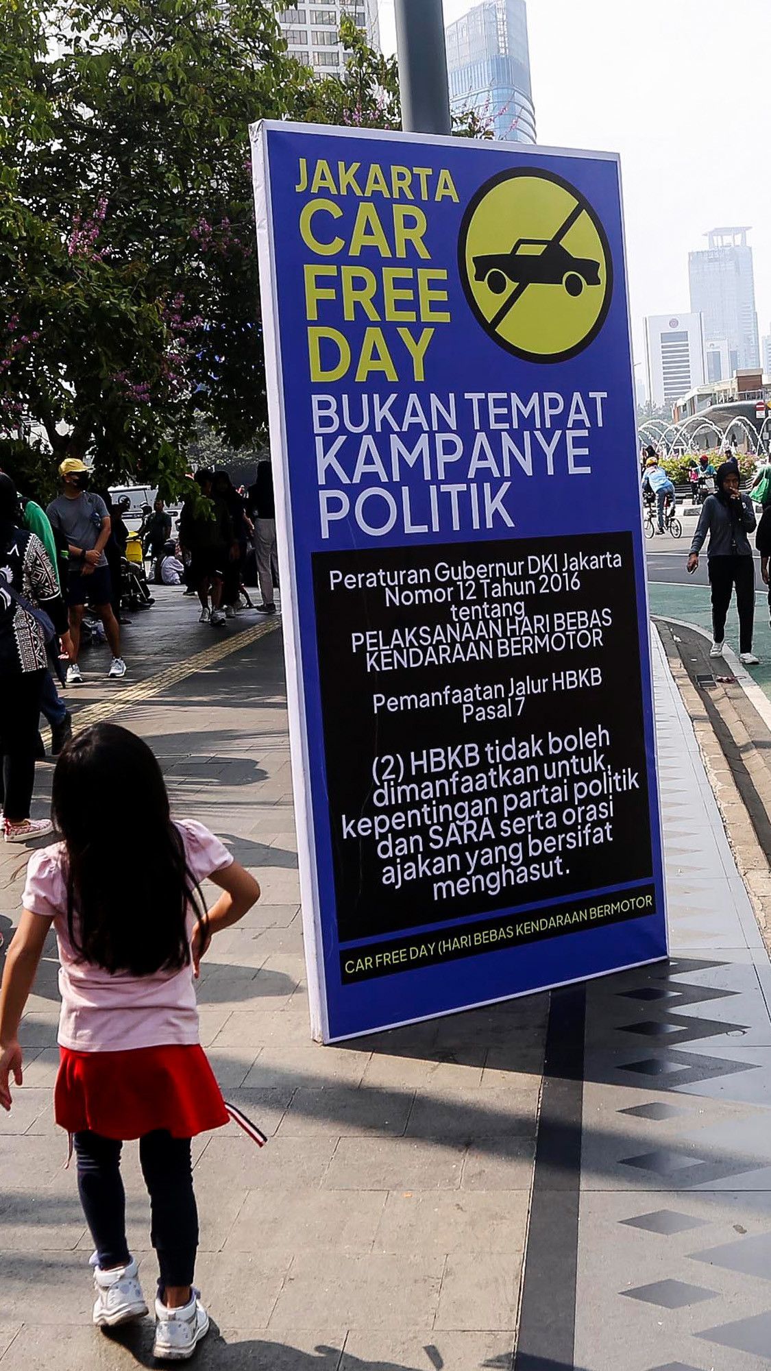 Masa Tenang Pemilu, CFD Tanggal 11 Februari Bakal Ditiadakan Sementara