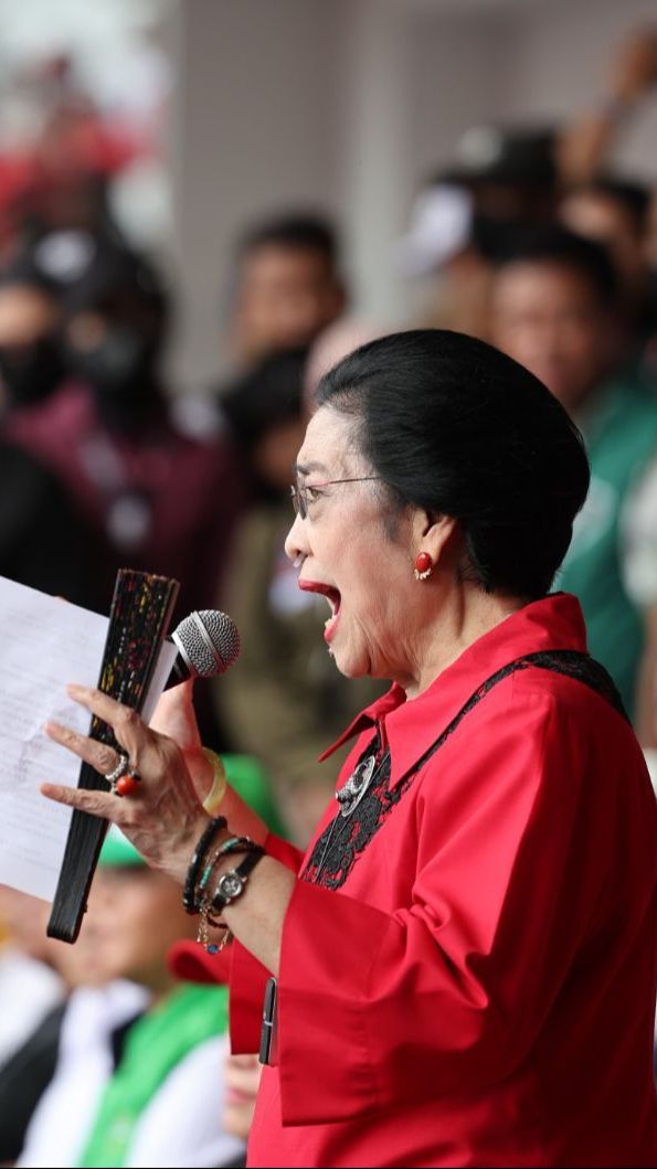 Megawati Bawa Kertas soal UU Pemilu: Presiden dan Menteri Tidak Boleh Gunakan Fasilitas Negara