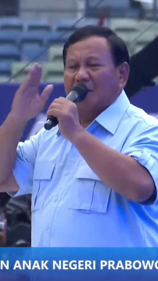 Hujan Gerimis Prabowo Kampanye di Sidoarjo, Erick Thohir hingga Bahlil Hadir