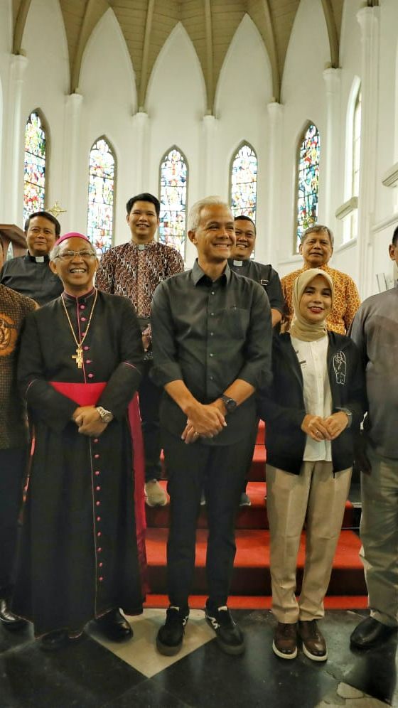 Ganjar Dialog dengan Keuskupan Bogor Demi Bangun Indonesia Adil dan Makmur