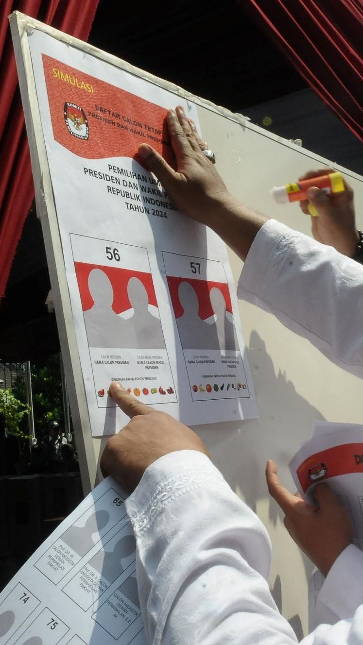 Real Count KPU Suara Masuk 78,13%: Anies 24,49%, Prabowo 58,83% dan Ganjar 16,68%