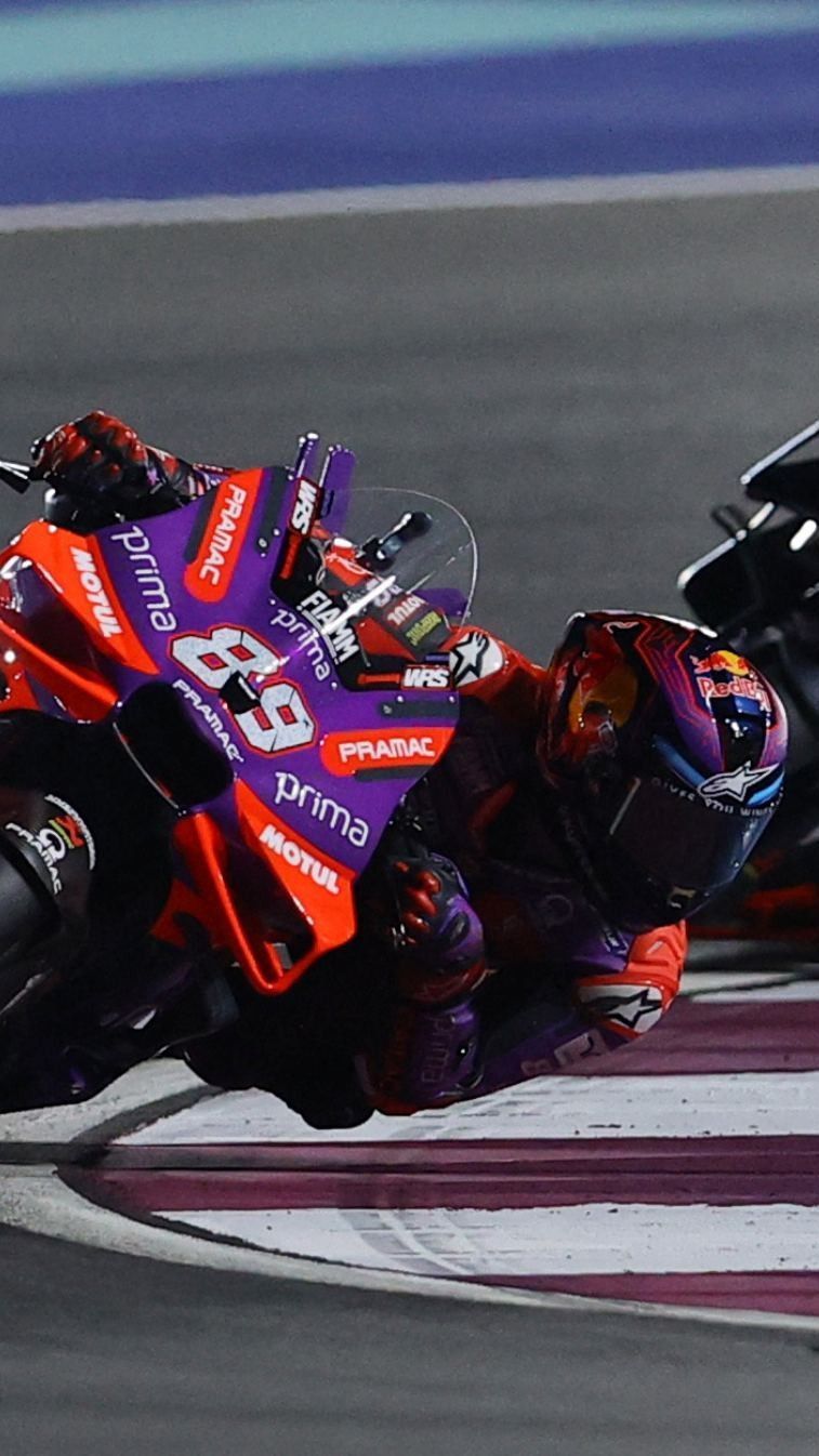 FOTO: Momen Jorge Martin Rajai Sprint Race MotoGP Qatar 2024 hingga Marc Marquez Tampil Cemerlang