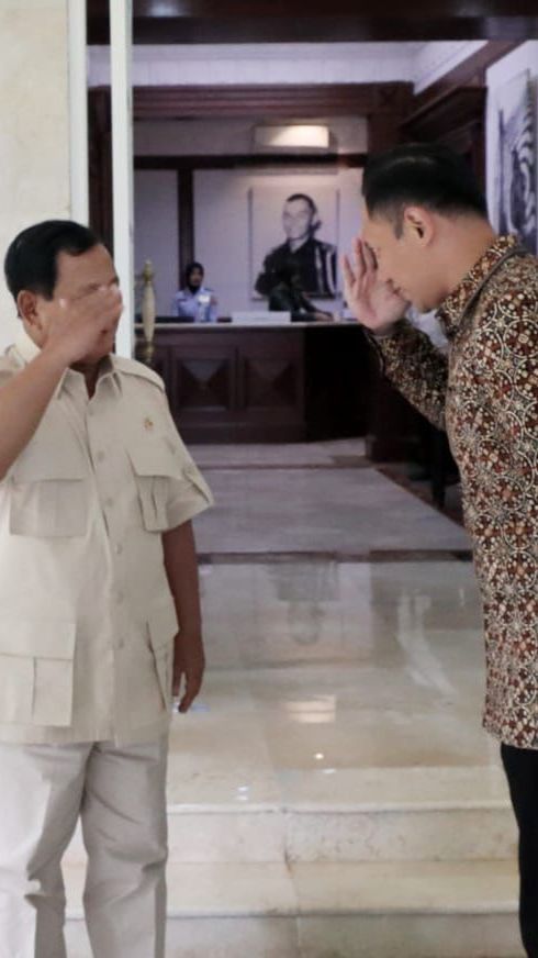 Ditanya soal Kabinet Baru, AHY: Saya Sudah Menghadap Pak Prabowo