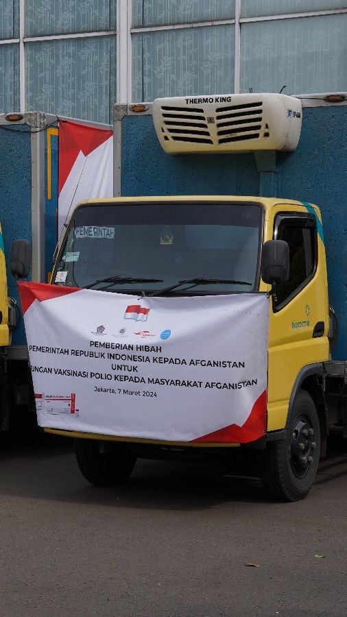 Indonesia Kirim 10 Juta Vaksin Polio untuk Anak-Anak Afganistan