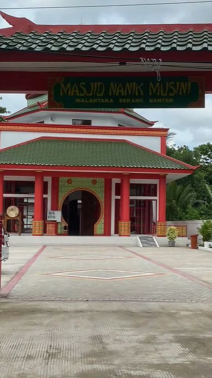 Masjid di Serang Ini Punya Desain Unik Mirip Kelenteng, Begini Potretnya