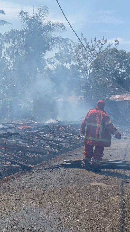 Asrama Polisi di Aceh Besar Terbakar