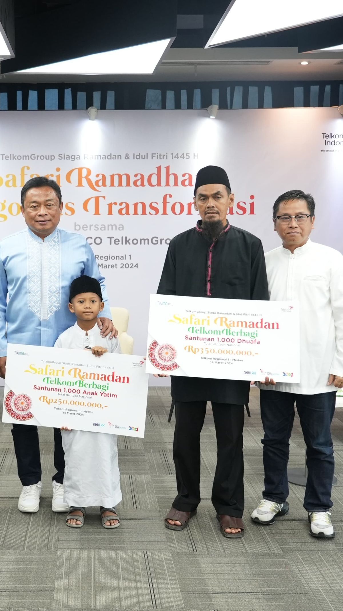 Safari Ramadan, TelkomGroup Tinjau Infrastruktur Telekomunikasi dan Salurkan CSR