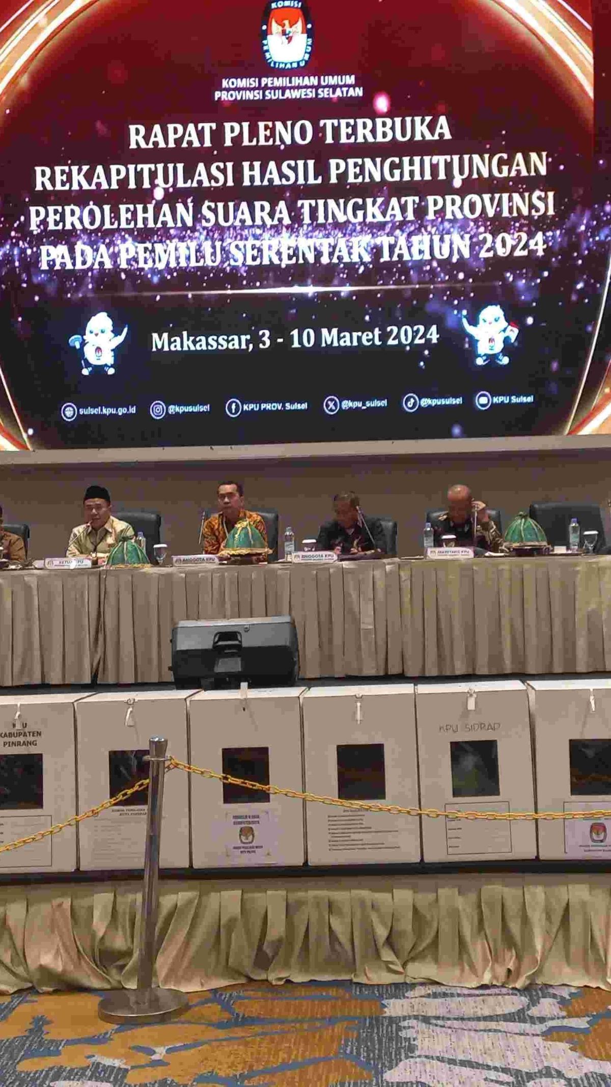 Pleno Rekapitulasi Suara, KPU Papua Pegunungan Terkendala Masalah Keamanan