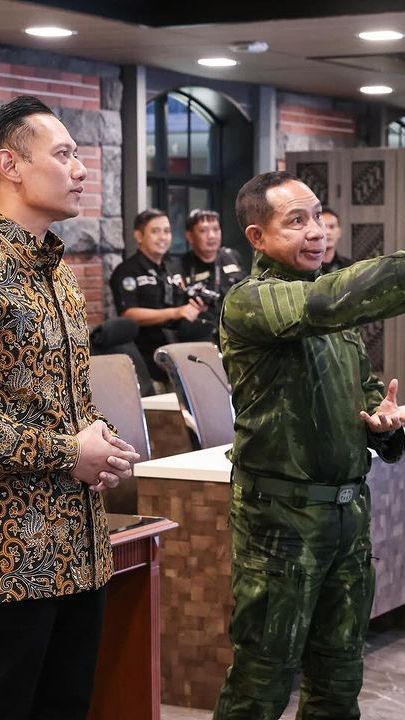 Seragam Loreng Panglima TNI saat Terima Menteri AHY Curi Perhatian Sampai Dikomentari Habib Husein