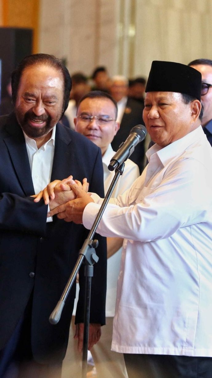 Prabowo dan Surya Paloh Gelar Pertemuan Tertutup di Nasdem Tower, Ini yang Dibahas