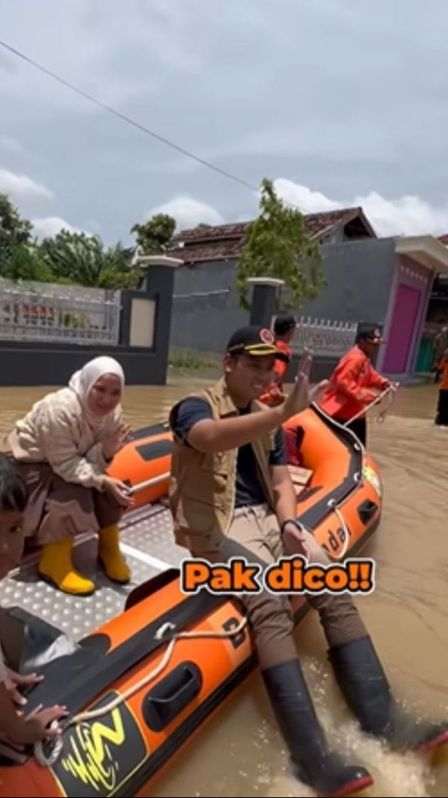 Jadi Istri Bupati, Intip Potret Chacha Frederica Saat Beri Bantuan Korban Banjir- Pak Dico Disebut Mode Bucin