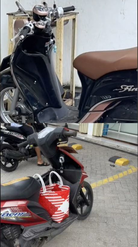 Tak Takut Dicuri, Perempuan Ini Tunjukkan Kompaknya Pengendara Motor Tinggalkan Kendaraan Tanpa Cabut Kunci