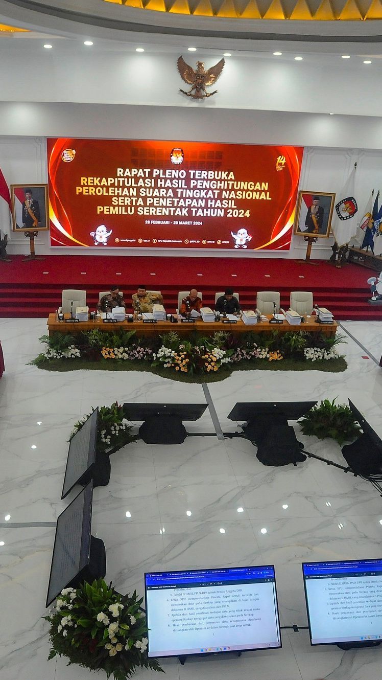 Setop Tampilan Diagram Sirekap, KPU Sebut Rekapitulasi Suara Disiarkan Secara Live Streaming