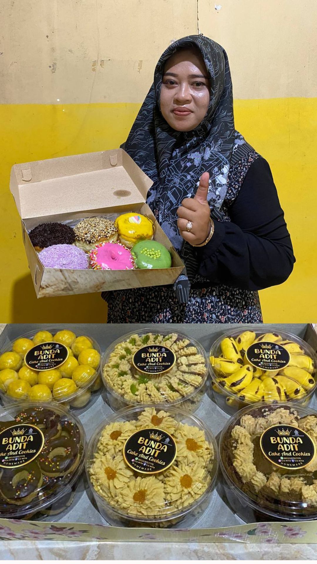 Berawal dari Cita-cita Ingin Bantu Orang Lain, Ibu Asal Bojonegoro Ini Sukses Bisnis Kue hingga Katering