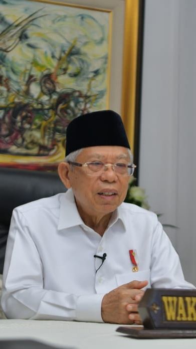 VIDEO: Wapres Ma'ruf Amin: Kalau Puasa Ikut Pemerintah, Jangan Ikut Lebaran yang Duluan