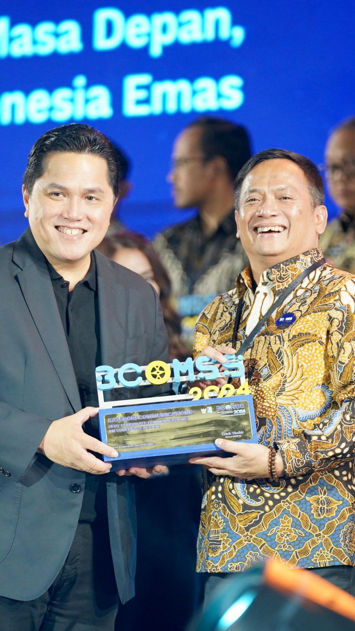 PNM Terima Award Top Contributor BUMN For Communications di Ajang BCOMSS 2024