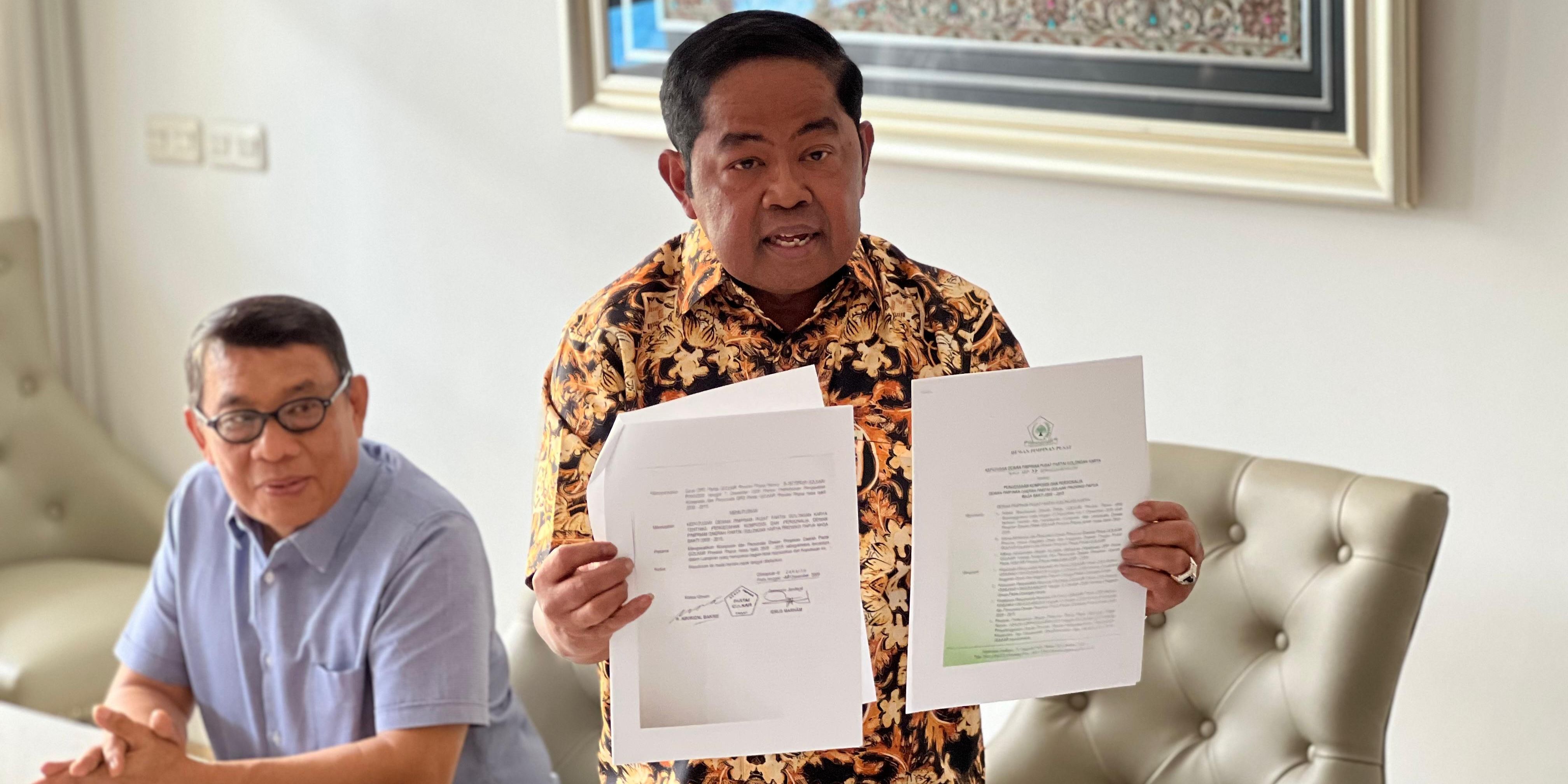 Dukung jadi Ketum Golkar, Idrus Marham Beberkan Bukti Bahlil Pernah jadi Pengurus