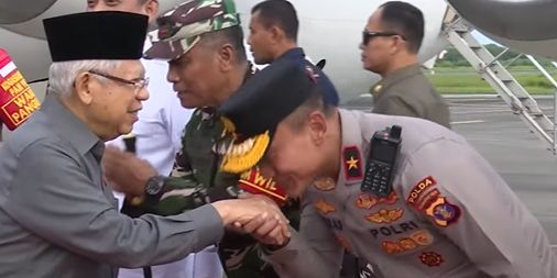 Wapres Ma'ruf Pertama Kali Datangi IKN, Ini Sosok Jenderal Polisi yang Cium Tangannya