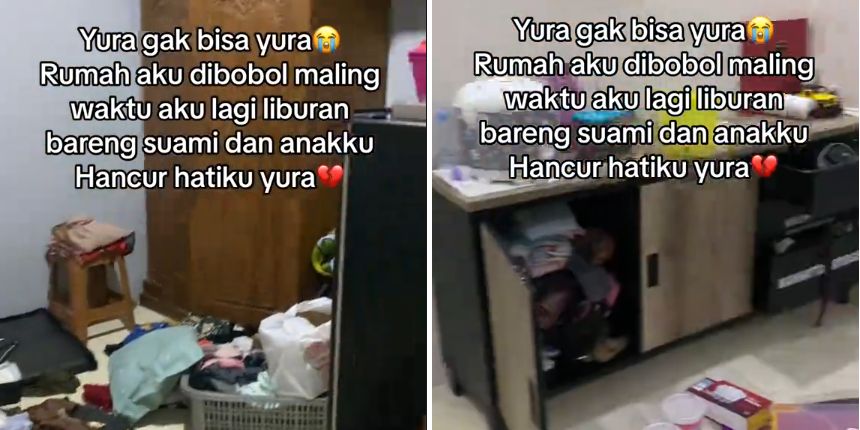 Bikin Nyesek, Wanita Ini Perlihatkan Rumahnya yang Dibobol Maling saat Ditinggal Liburan Bareng Keluarga