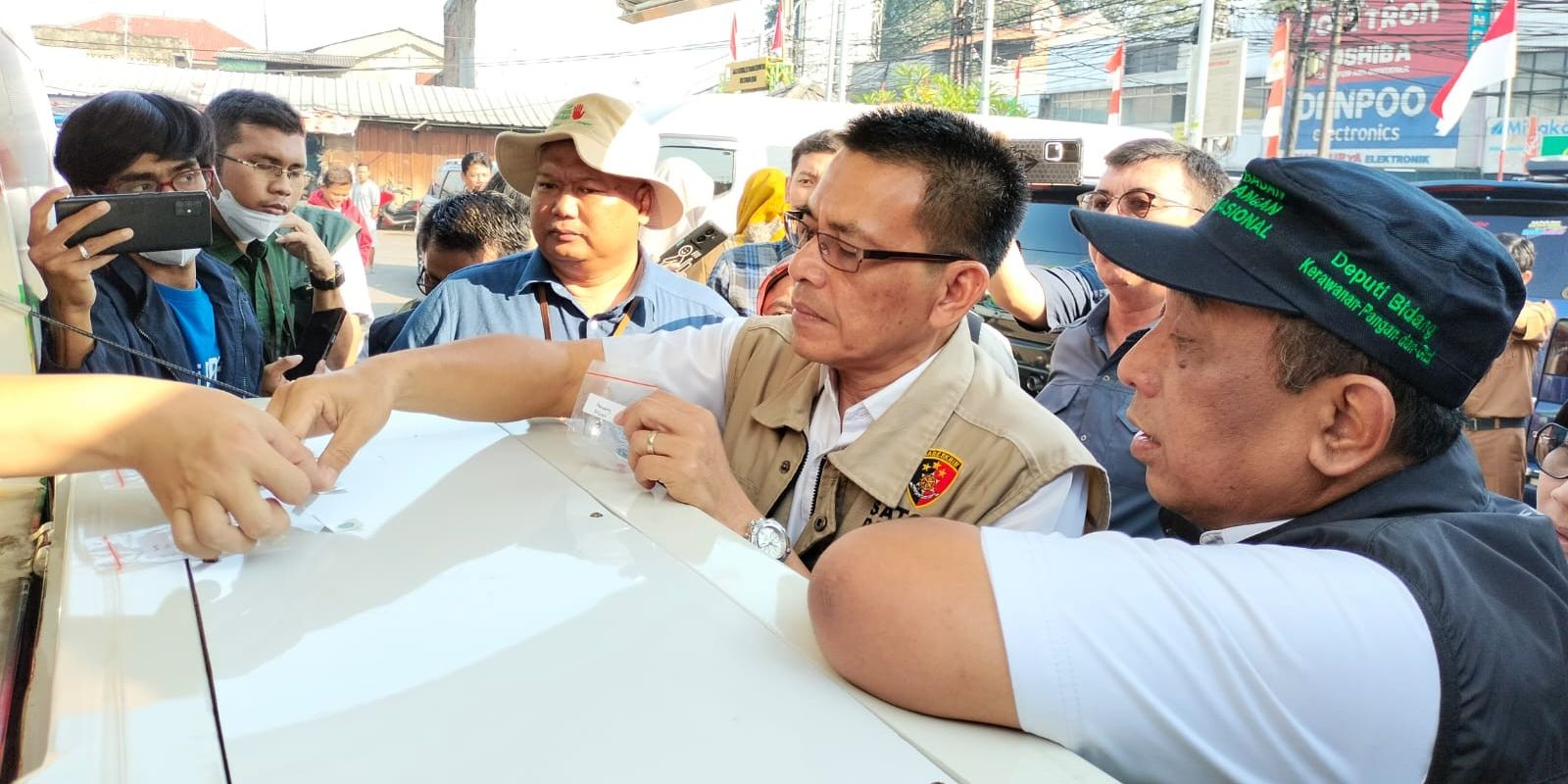 Inspeksi di Pasar Tambun, Ini Temuan Satgas Pangan Polri