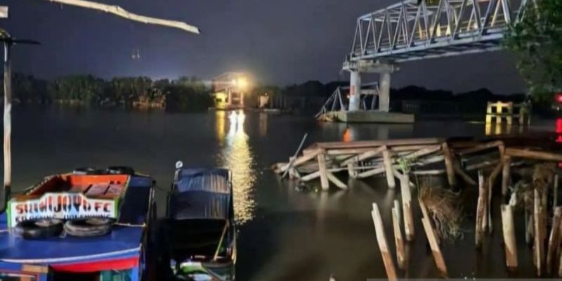 Nahkoda Tugboat yang Tabrak Jembatan di Banyuasin hingga Ambruk jadi Tersangka