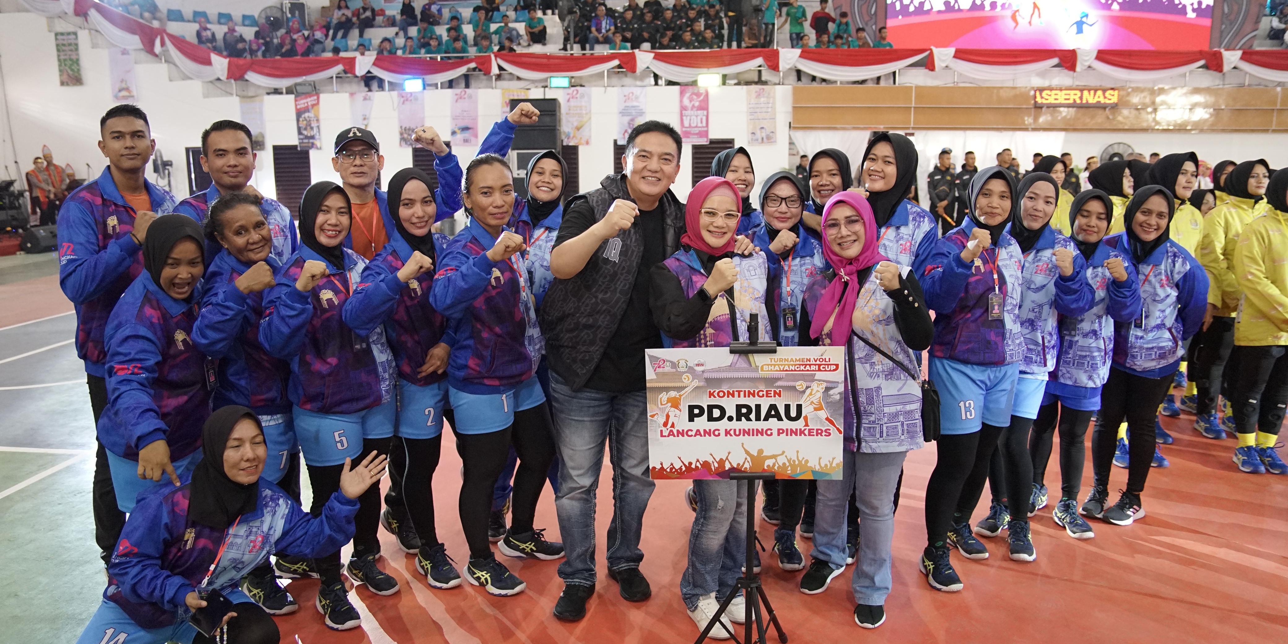 Timnya Melaju ke Babak 16 Besar di Turnamen Bhayangkari Cup, Ini Komentar Kapolda Riau