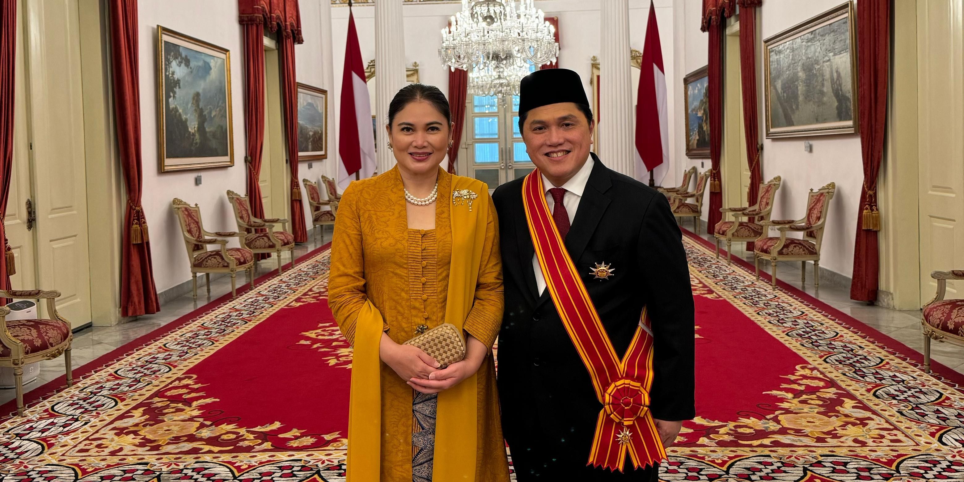 Erick Thohir Bangga Dapat Tanda Kehormatan dari Jokowi