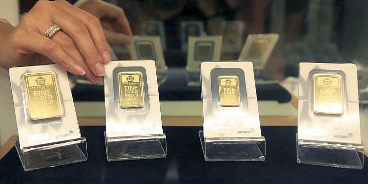 Harga Emas Antam Turun Jadi Rp1.414.000 per Gram