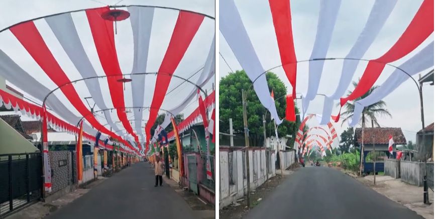 Viral Meriahnya Jalanan di Tasikmalaya Sambut HUT ke-79 Republik Indonesia, Bikin Takjub Warganet