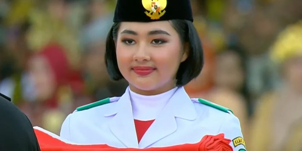 Sosok Livenia Evelyn Kurniawan Pembawa Baki Bendera Pusaka di IKN, Pelajar Asal Samarinda yang Berhasil Mewujudkan Cita-Cita Jadi Paskibraka