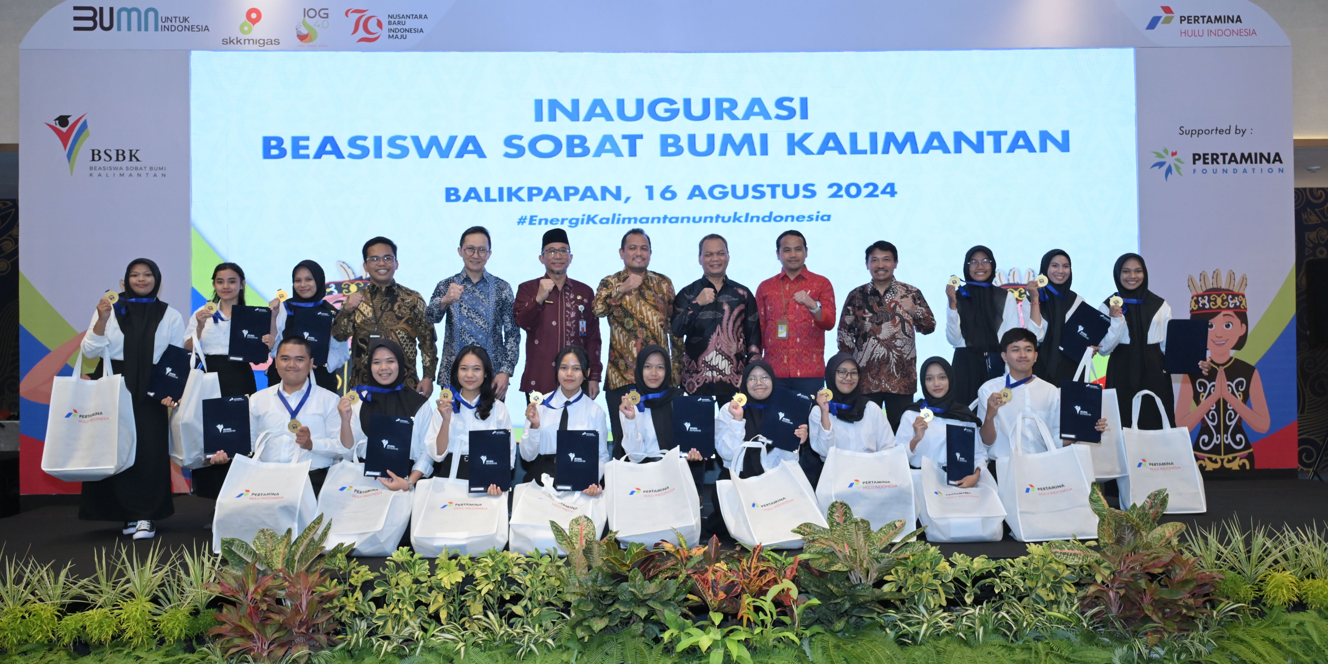 15 Siswa Asal Kalimantan Terima Beasiswa Pertamina Hulu Indonesia, Kuliah Gratis Sampai Lulus