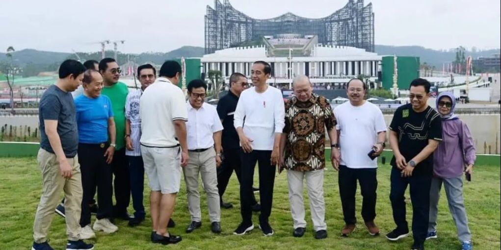 VIDEO: Jokowi Pamer IKN Ajak Cak Imin Keliling, Ada Pengusaha Bercelana Pendek & Hatta Rajasa