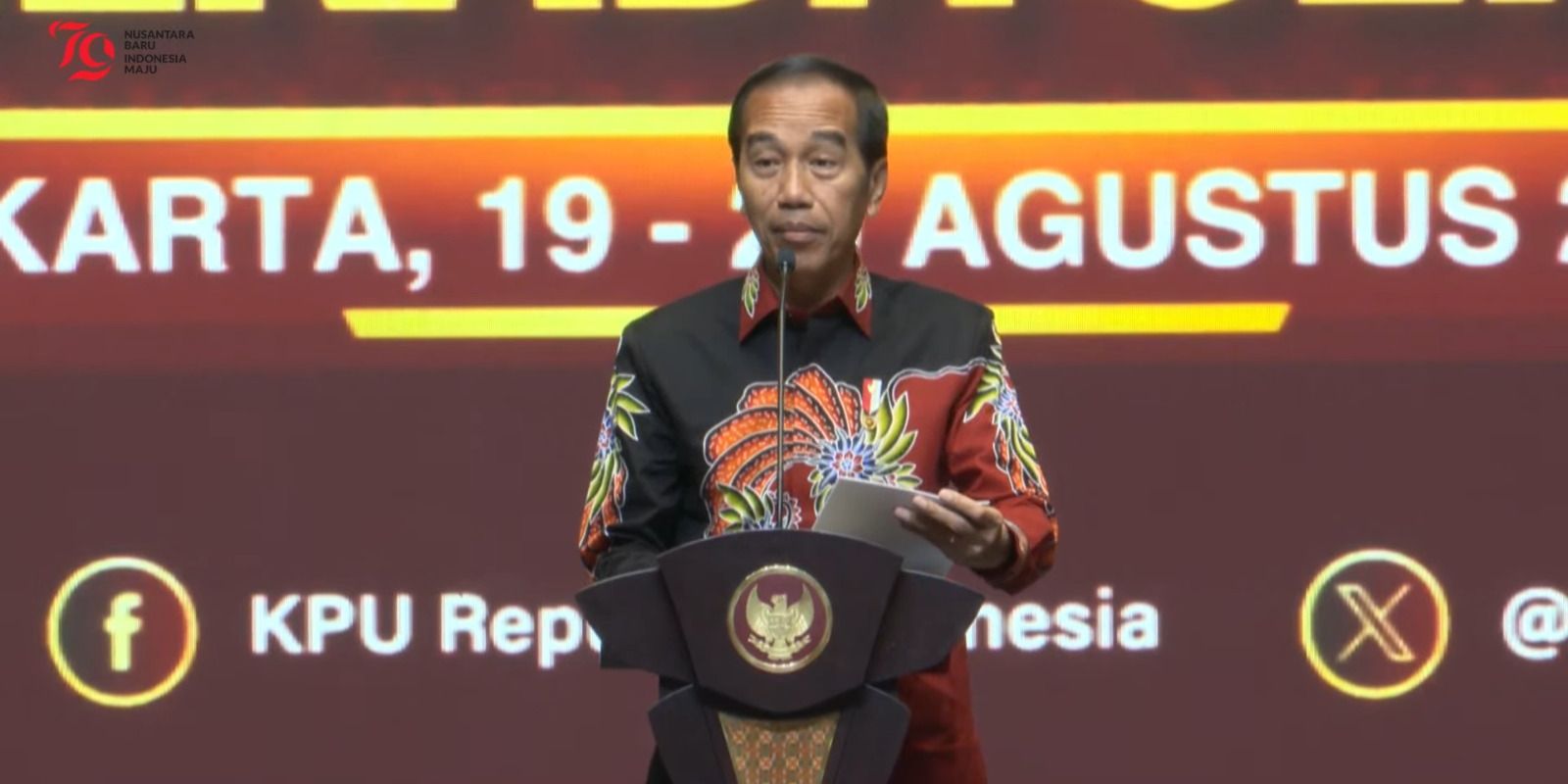 VIDEO: Lihat Data Gaji Pegawai KPU, Jokowi Hela Napas Berat 