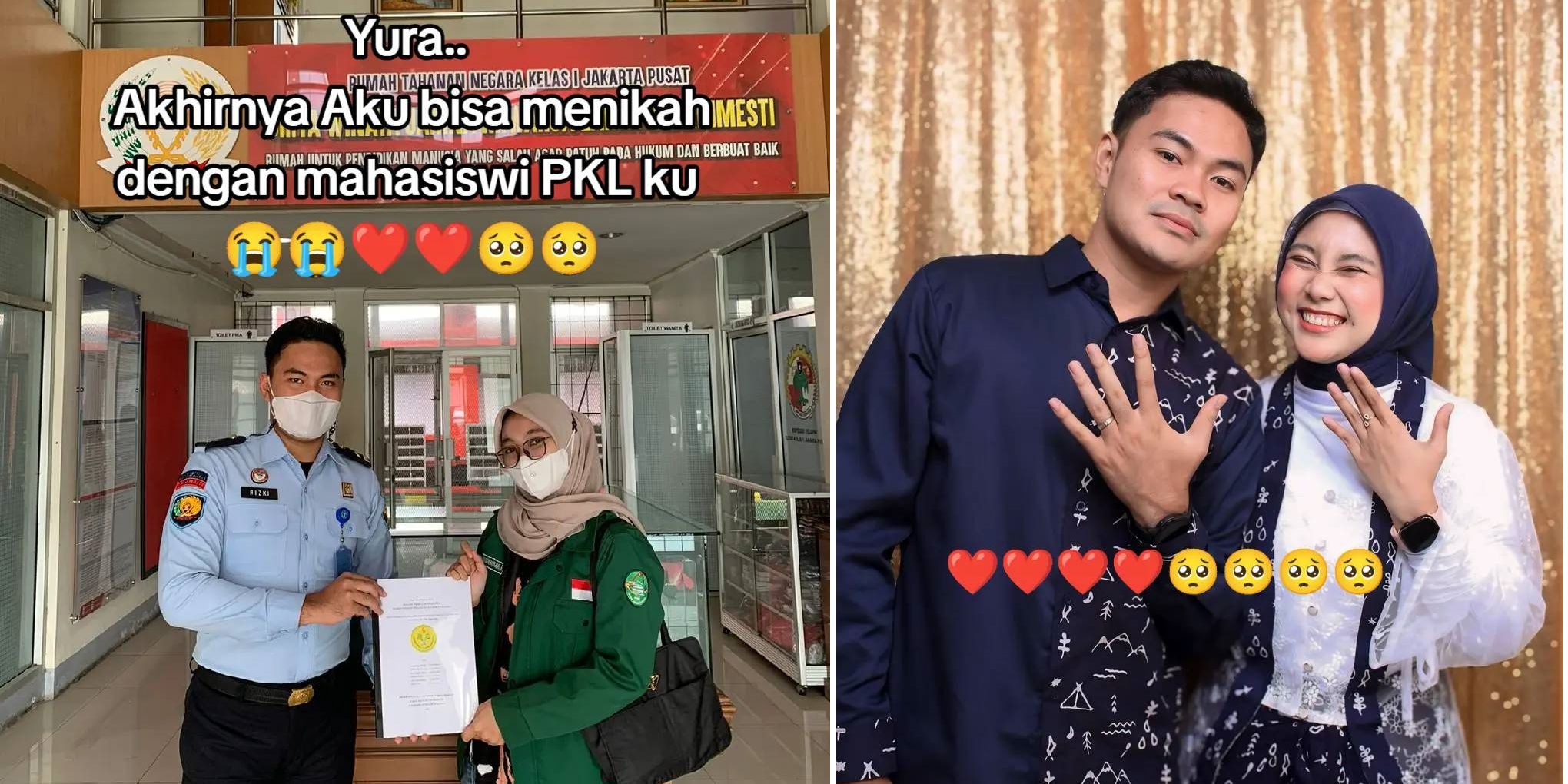 Pria Ini Nikahi Mahasiswi PKL di Tempatnya Kerja, Kisahnya Viral Berujung Bahagia