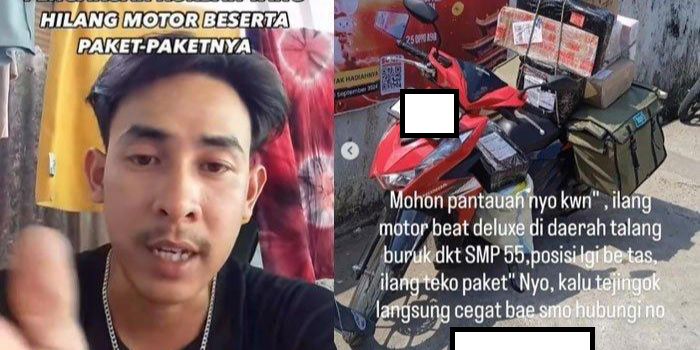 Sepeda Motor Kurir Viral Hilang Setelah Ditinggal 7 Menit