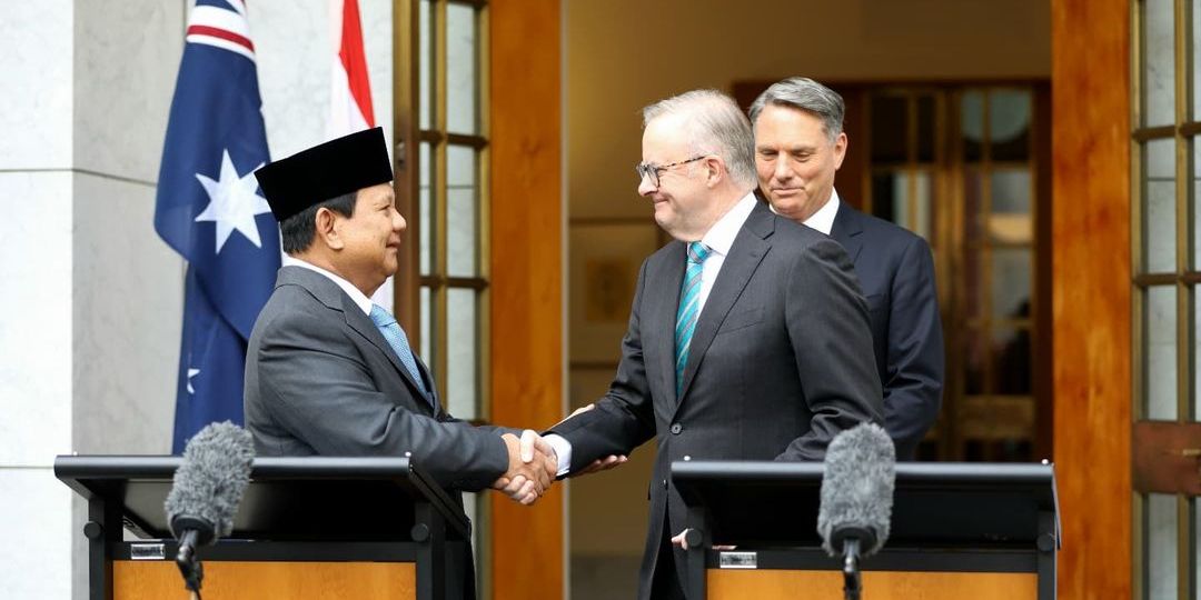 VIDEO: Temui PM dan Menhan Australia, Prabowo Singgung 'Warisan' Presiden Jokowi