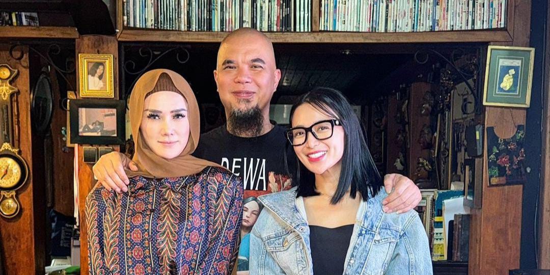 Wika Salim Foto Bareng Ahmad Dhani dan Mulan Jameela, Netizen 'Awas Hati-Hati Mba Mulan'