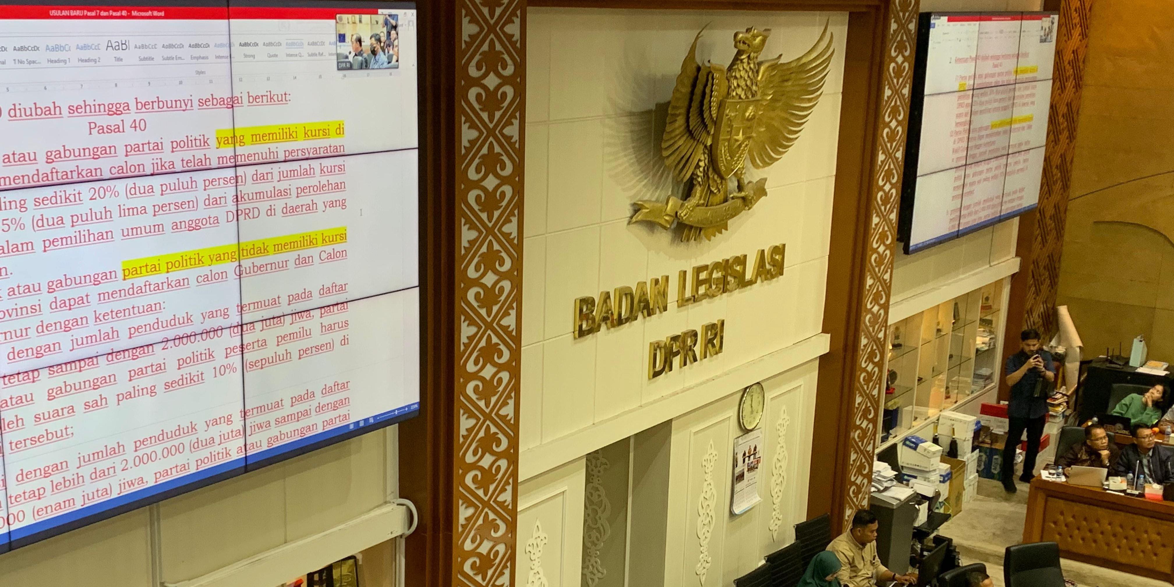 Baleg DPR Tegaskan Sampai saat Ini Tidak Ada UU Pilkada Baru: Yang Berlaku UU Lama dan Putusan MK