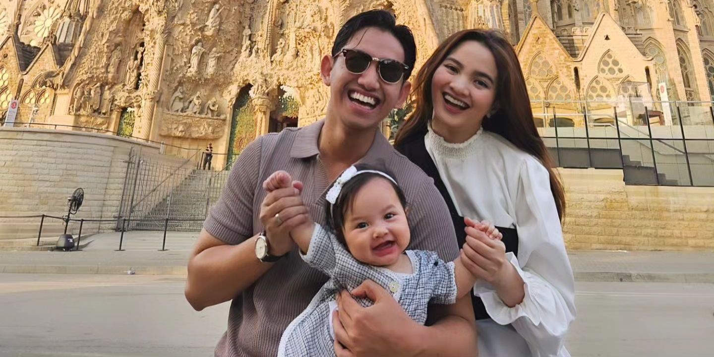 So Cute, ini Deretan Foto Baby Launa Anak Sabrina Anggraini dan Belva Devara saat Jalan-jalan di Barcelona