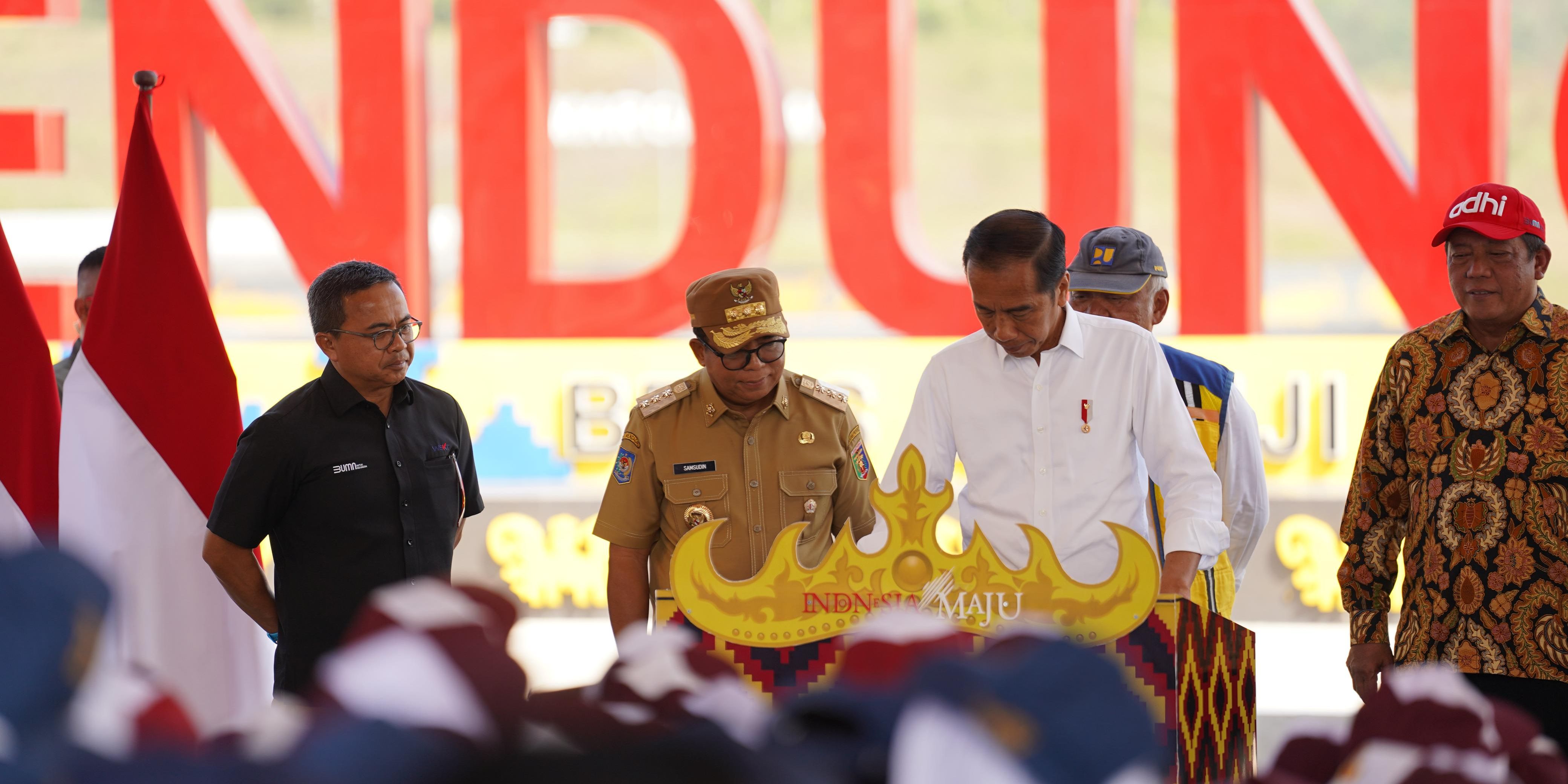 Presiden Jokowi Resmikan Bendungan Margatiga, Dibangun Waskita Karya Senilai Rp846 Miliar